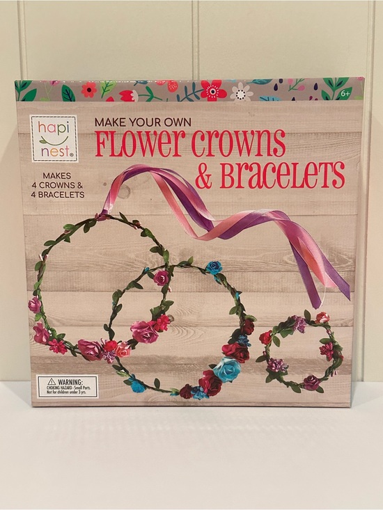 Hapinest Other - Hapinest Make Your Own Flower Crowns & Bracelets Kit New Unopened Craft Set